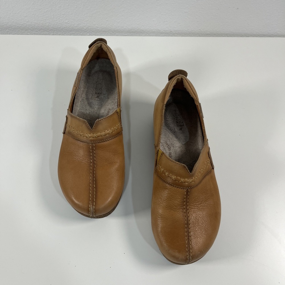 Women's Pikolinos Granada Tan Camel Leather Clog Shoes Women's Size EU38 US7.5/8 - Picture 8 of 11